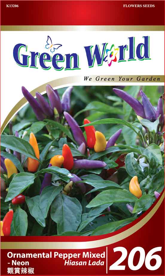 Ornamental Pepper Mixed - Neon