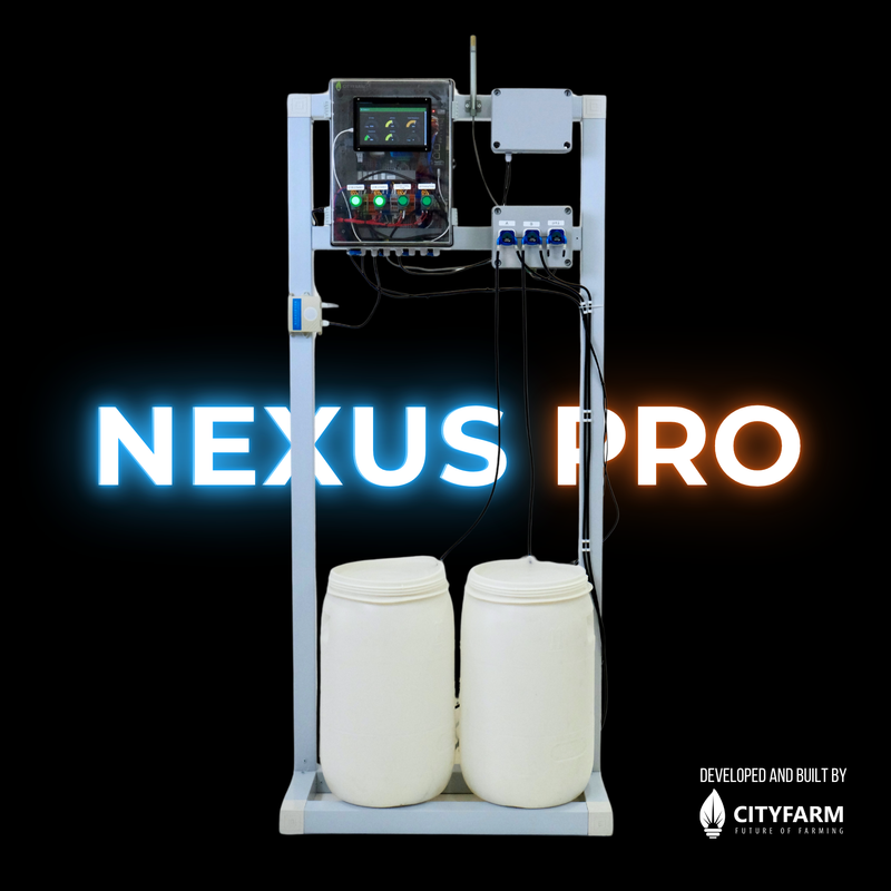 NEXUS PRO Industrial IoT Controller with Auto Doser, Control Panel, Cloud Access, Mobile App for Greenhouse and Plant Factory