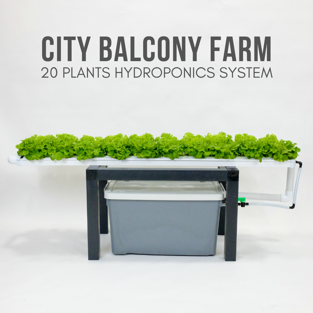 City Balcony Farm - 20 Plants NFT Hydroponics System