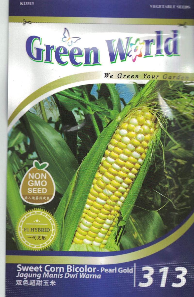 F1 Sweet Corn Bicolor - Pearl Gold - CityFarm