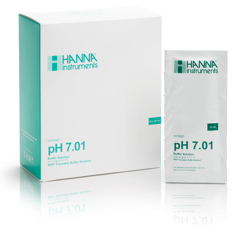 Hanna Instruments pH 7.01 Buffer (20 mL sachet) HI70007