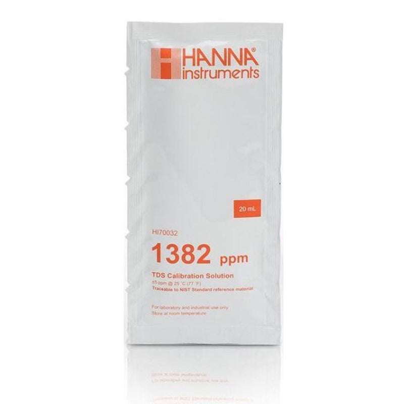Hanna Instruments TDS Calibration Solution 1382ppm (20 mL sachet) HI70032P