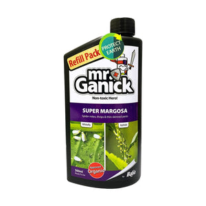 Baba Mr. Ganick Super Margosa Ready To Use (500ML) Refill Pack Plant-oil Based Insecticidal Soap - CityFarm Malaysia - The Urban Farming Expert