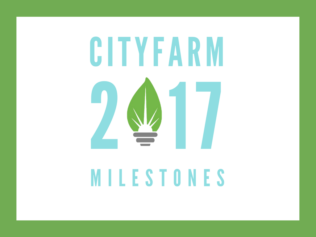 CityFarm 2017 Milestones