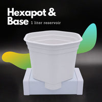 Hexapot Single Kit - Beginner Self Watering Hydroponics Kit