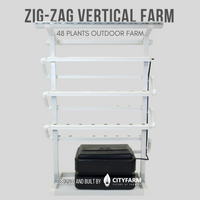 Outdoor Zig-Zag Vertical Farm