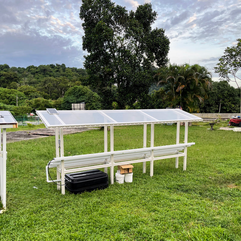 CityFarm 4-Tier Waterfall Home Garden XL (15ft NFT Channel) Outdoor Urban Farm