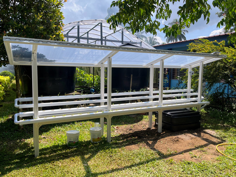 CityFarm 4-Tier Waterfall Home Garden XL (15ft NFT Channel) Outdoor Urban Farm