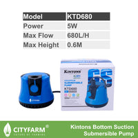 Kintons Bottom Suction Submersible Pump Adjustable Flow Rate
