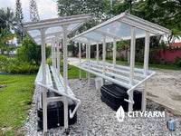 CityFarm 4-Tier 15ft Waterfall Farm with Solar Kit 2026 - CityFarm Malaysia - The Urban Farming Expert
