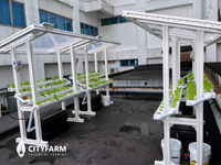 CityFarm 4-Tier 5ft waterfall Farm with Solar Kit 2026