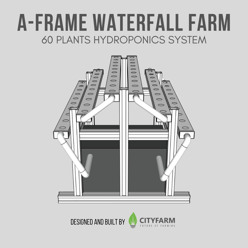 CityFarm A-Frame Waterfall Farm