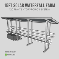 CityFarm 4-Tier 15ft Waterfall Farm with Solar Kit 2026 - CityFarm Malaysia - The Urban Farming Expert