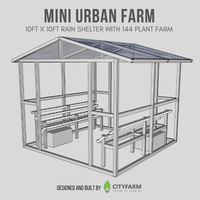 Mini Rain Shelter House For Urban Farming