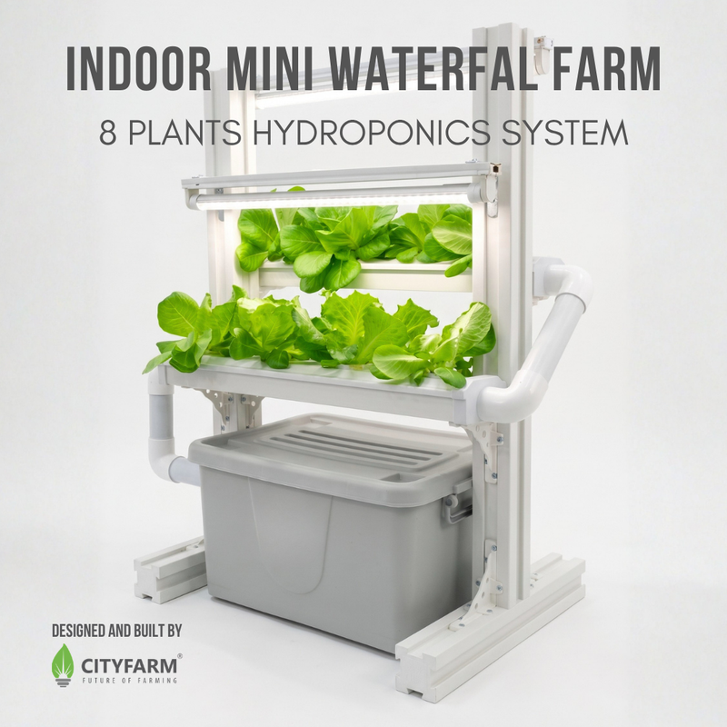 CityFarm Indoor Mini Waterfall Farm