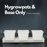 Hygrowpot Triple Kit - Beginner Self Watering Hydroponics Kit