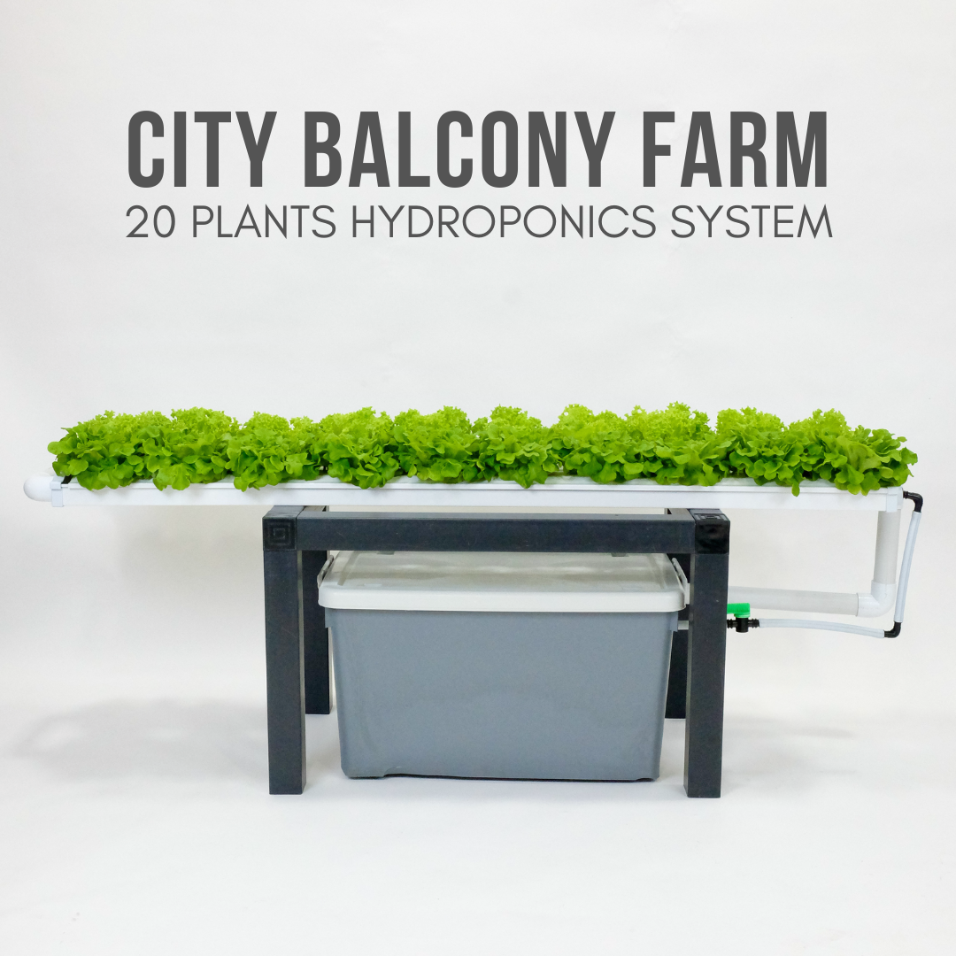 City Balcony Farm 20 Plants NFT Hydroponics System