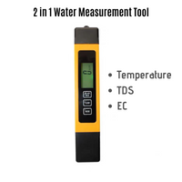 2 in 1 Function TDS meter water measurement tool - CityFarm