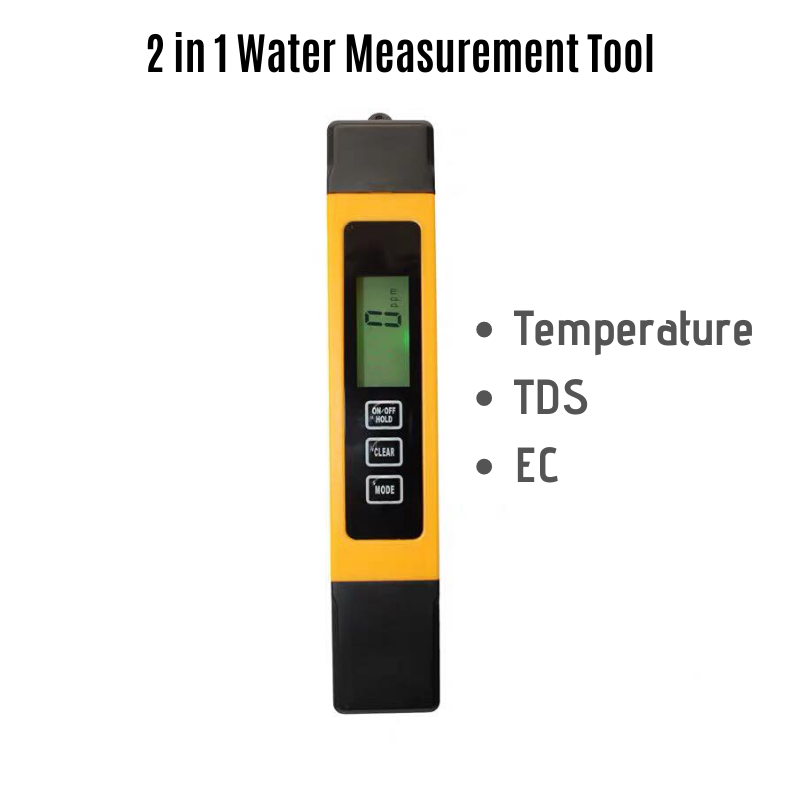 2 in 1 Function TDS meter water measurement tool - CityFarm