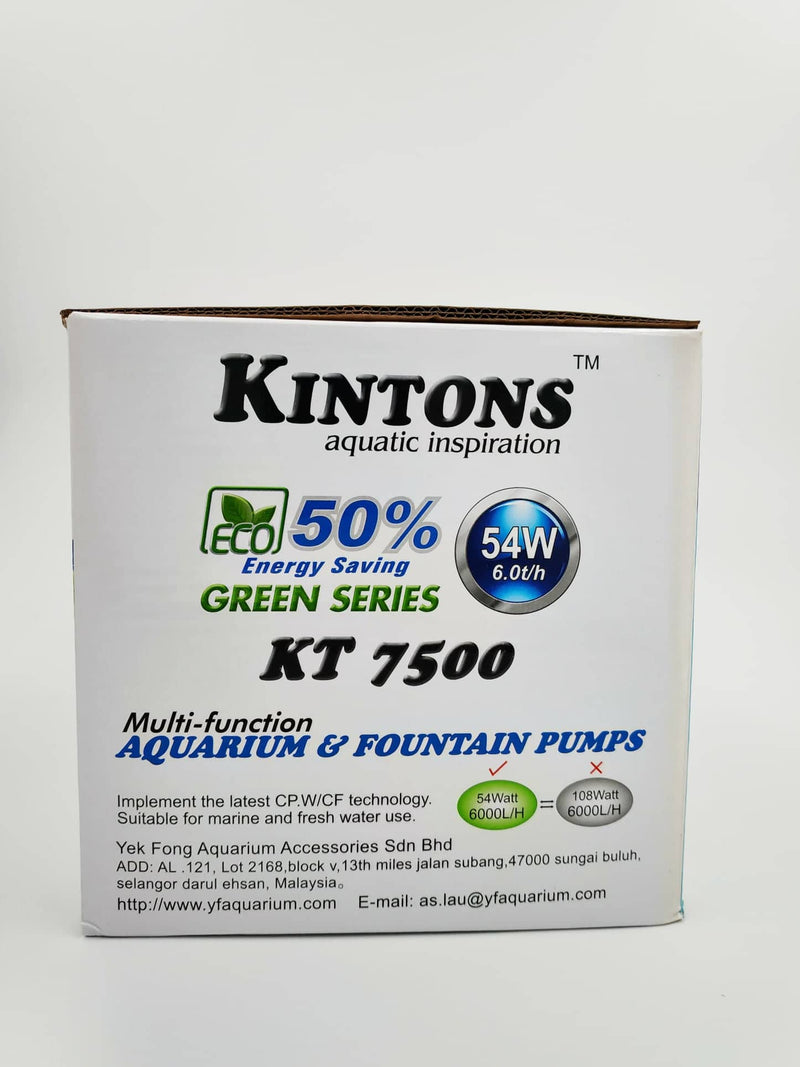 Kintons KT7500 Pump 54Watt 5M 6000L/H - CityFarm