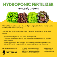 Hydroponics A & B Liquid Fertilizer for Leafy Greens 500mL