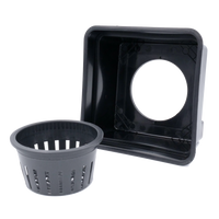 100mm Net Pot with Extension for 2"x6" NFT