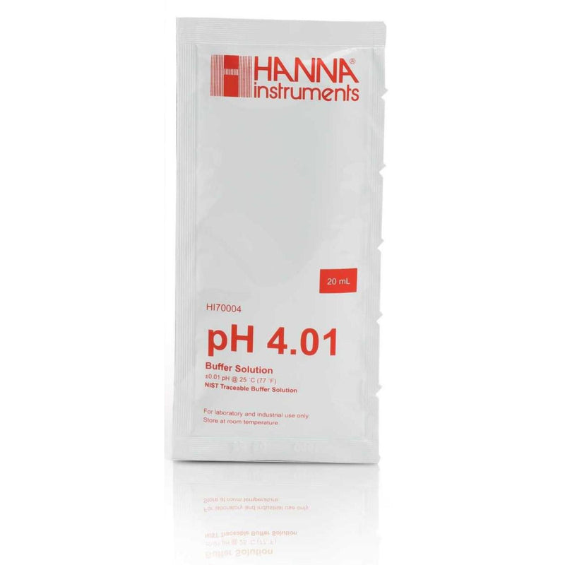 Hanna Instruments pH 4.01 Buffer (20 mL sachet) HI70004