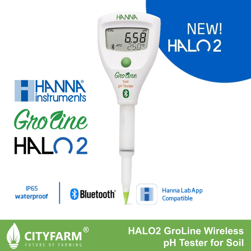 Hanna Instruments HALO2 GroLine Wireless pH Tester for Soil HI9810302
