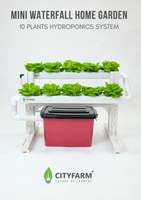 CityFarm Mini Waterfall Home Garden