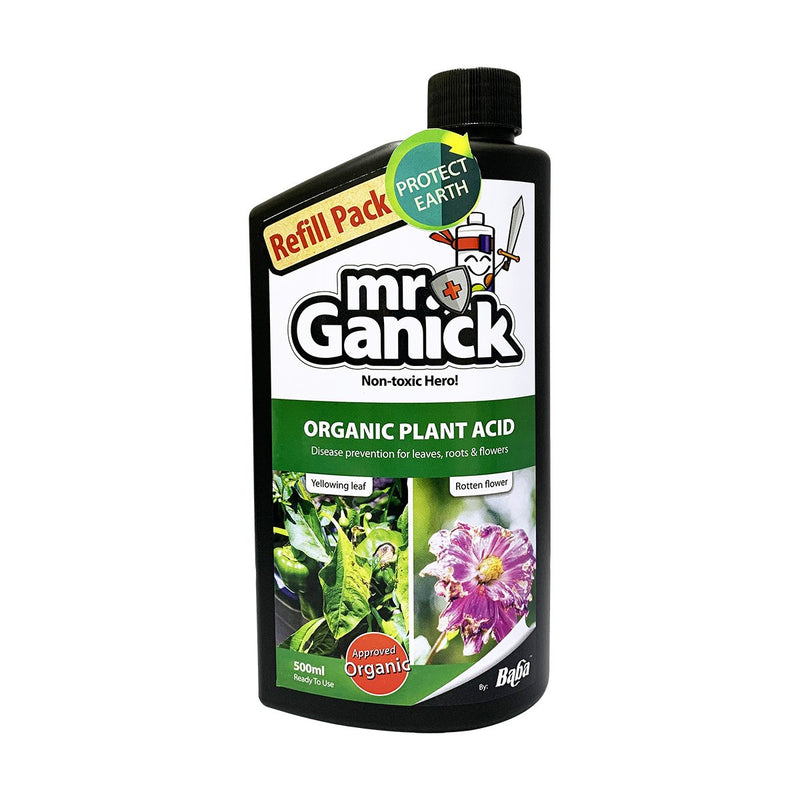 Baba Mr Ganick Organic Plant Acid Ready To Use (500ML) Refill Pack