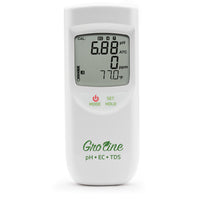 Hanna Instruments GroLine Hydroponics Waterproof pH / EC / TDS / Temp. Portable Meter HI9814 - CityFarm